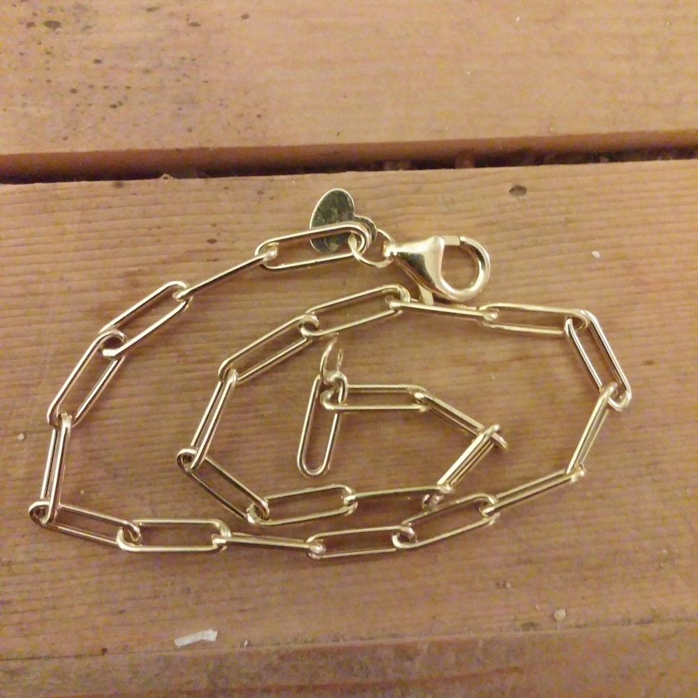 14k solid yellow gold bracelet